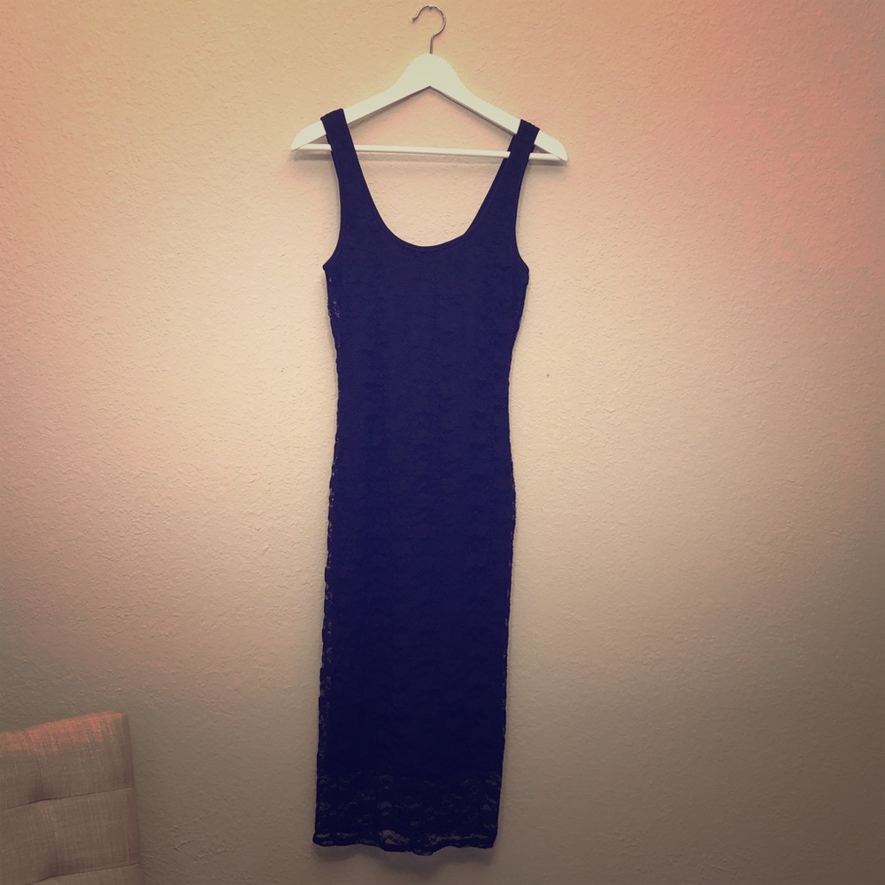 Lace black dress